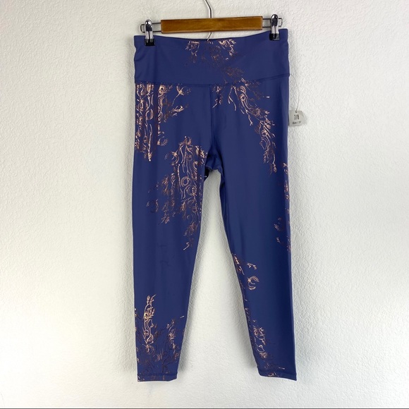Sweaty Betty Goddess Foil 7/8 Leggings Medium NWT - Picture 2 of 6